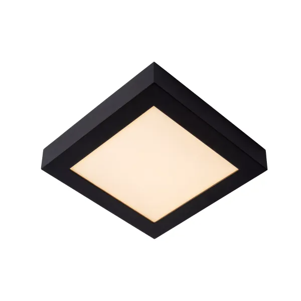 BRICE-LED Ceiling L. Dimmable 22W Square IP44 Blac image 1