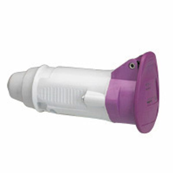 Mobile socket P17 - IP 44 - 20/25 V~ - 16 A - 2P image 1