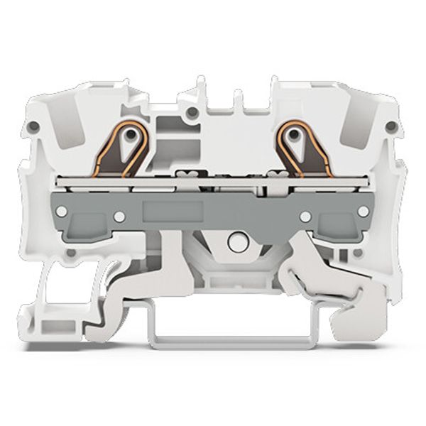 2-conductor shield terminal block 6 mm² suitable for Ex e II applicati image 2