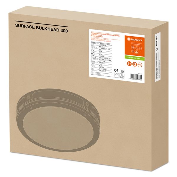 SURFACE BULKHEAD 300 SENSOR EMERGENCY 15W 840 WT IP65 image 18