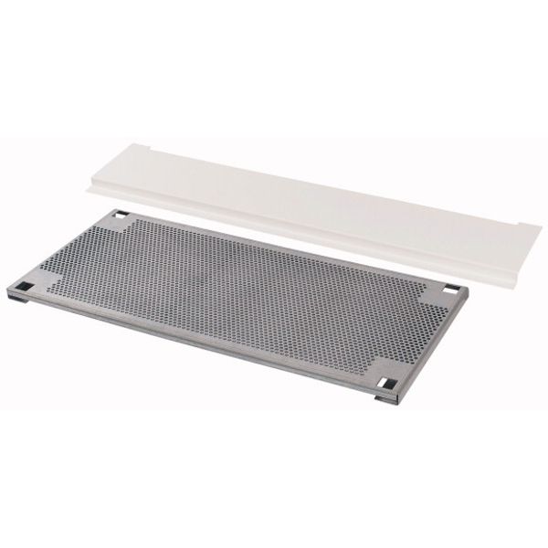 IT mounting plate, 33 space unit universal mounting plate for surface-mounted enclosures image 1