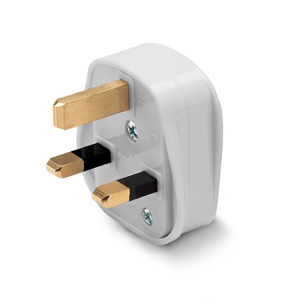 2P+E 13A WHITE QUICK PLUG image 2