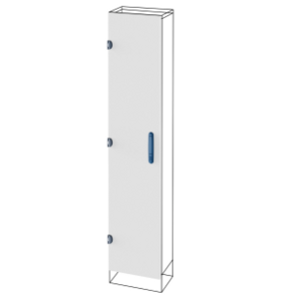BLIND DOOR - FOR EXTERNAL COMPARTMENT - QDX 630 L - FOR STRUCTURE 400X2000MM image 1