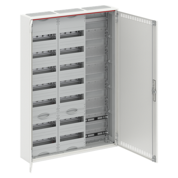 CA38VMW ComfortLine Compact distribution board, Surface mounting, 192 SU, Isolated (Class II), IP30, Field Width: 3, Rows: 8, 1250 mm x 800 mm x 160 mm image 2