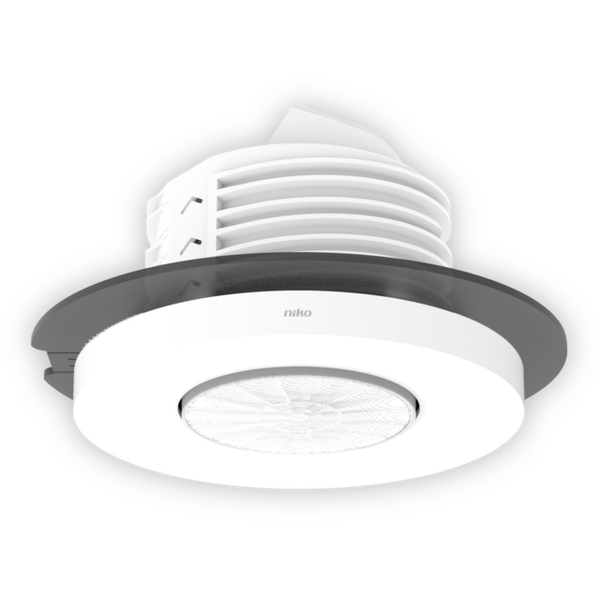 Presence detector P47MR, DALI-2, master, 12-13 m, for flush mounting ( image 1