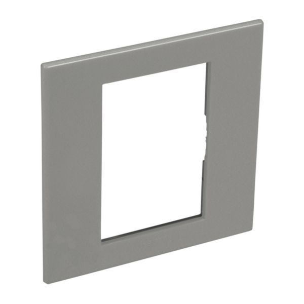 Arteor Surround Plate 3 Module Square Magnesium image 1