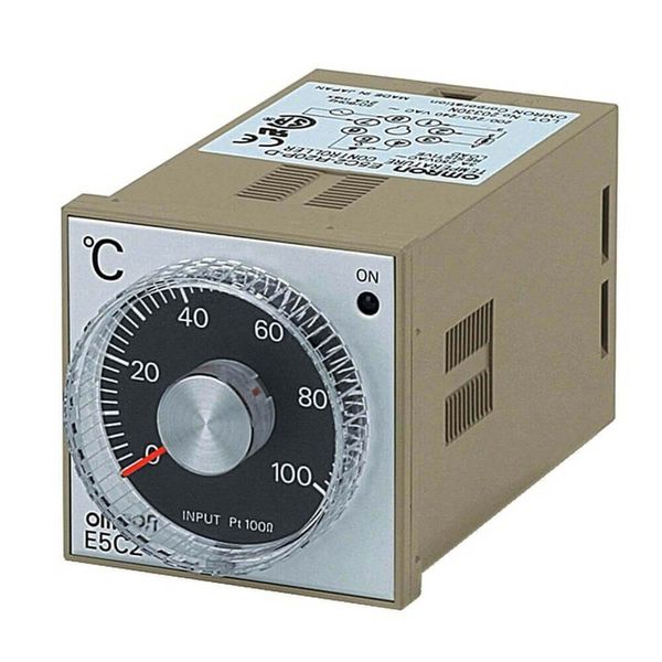 Temp. controller, LITE, 1/16 DIN, 48x48mm,Dial knob,On-Off Control,Pt1 image 2