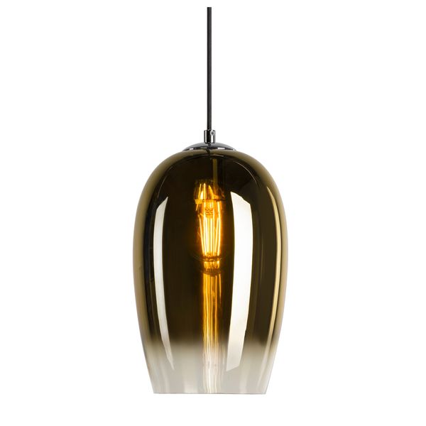 PANTILO OVAL PD, E27 pendant light, gold image 1