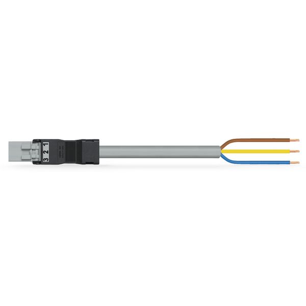 pre-assembled connecting cable Eca Plug/open-ended gray image 1