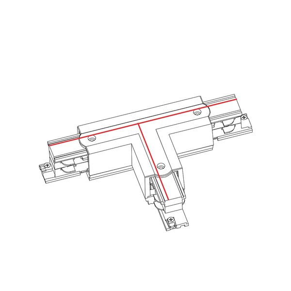 CTLS POWER T CONNECTOR RIGHT 2 BLACK ( T-R2) image 2