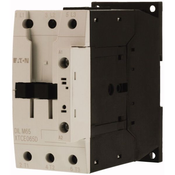 Contactor, 3 pole, 380 V 400 V 30 kW, RDC 24: 24 - 27 V DC, DC operation, Screw terminals image 3