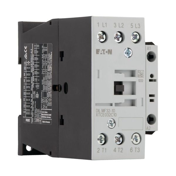 Contactor, 4 pole, 32 A, 1 N/O, RDC 130: 110 - 130 V DC, DC operation image 13