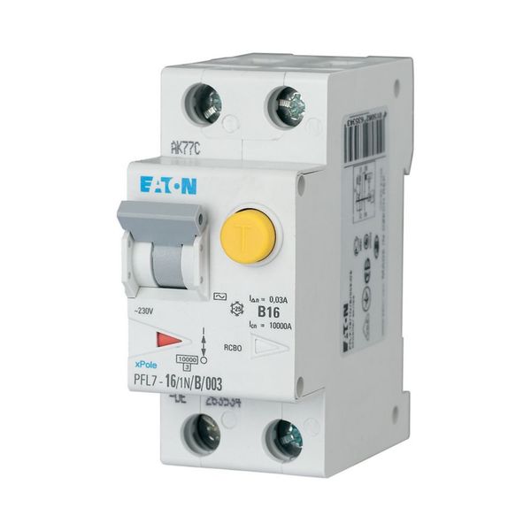 RCD/MCB combination, 16 A, 300 mA, MCB trip characteristic: C, 1p+N, RCD trip characteristic: AC image 2