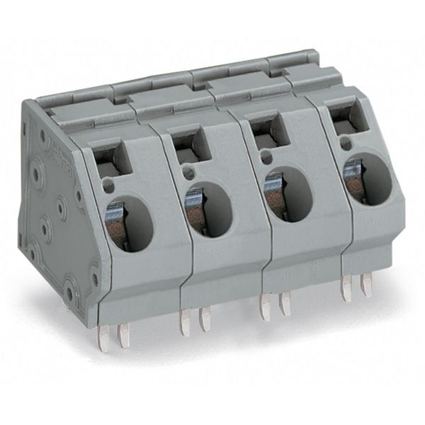 PCB terminal block 16 mm² Pin spacing 15 mm gray image 3