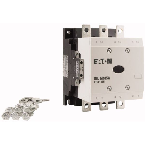 Contactor, 380 V 400 V 90 kW, 2 N/O, 2 NC, RDC 60: 48 - 60 V DC, DC operation, Screw connection image 7