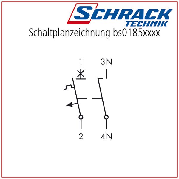 Miniature Circuit Breaker C2/1+N, 1MW, 6kA image 7