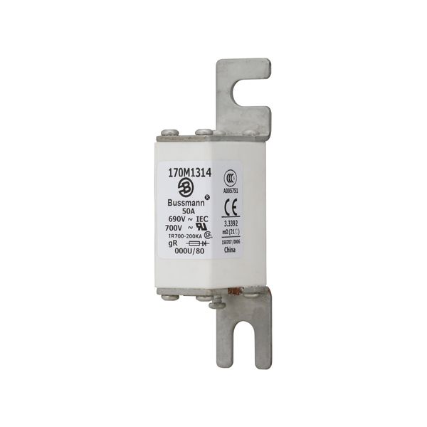 Fuse-link, high speed, 20 A, AC 690 V, DIN 000, 21 x 40 x 100 mm, gR, DIN, IEC image 16