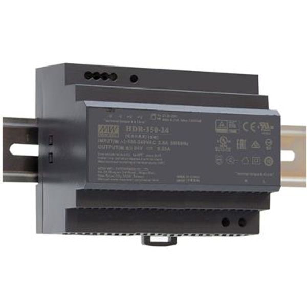 Pulse power supply unit 12V11.3A on DIN rail image 1