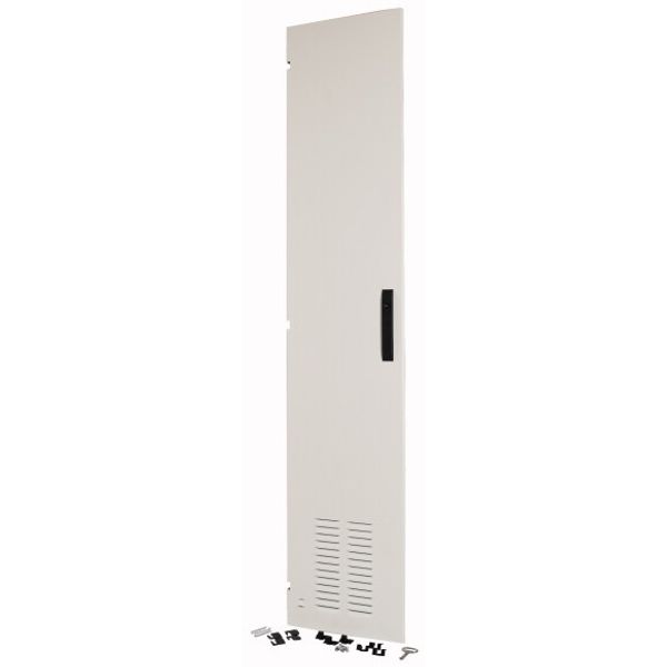 Device area door ventilated IP42 XF left, HxW=2000x425mm, grey image 1