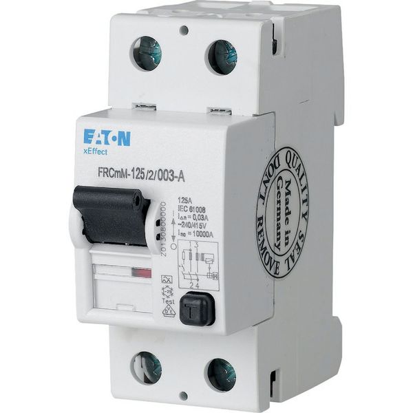 Residual current circuit breaker (RCCB), 25A, 2p, 30mA, type A image 1