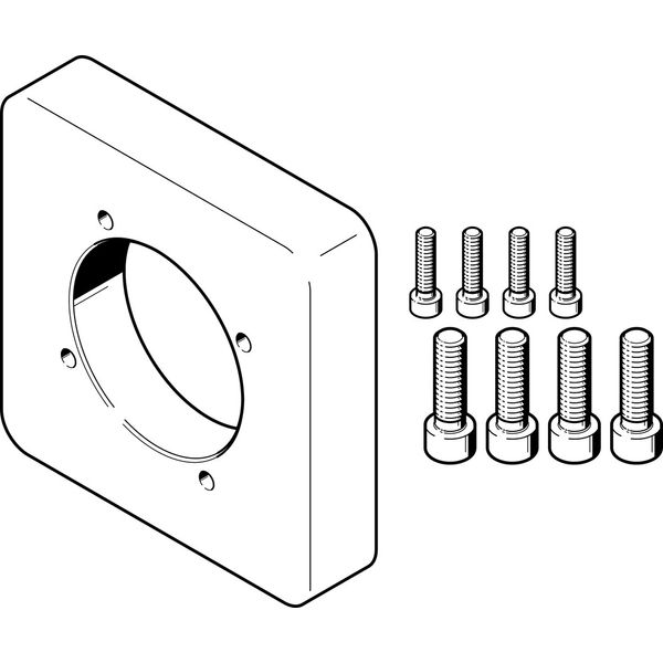 EAMF-A-77A-140A Motor flange image 1