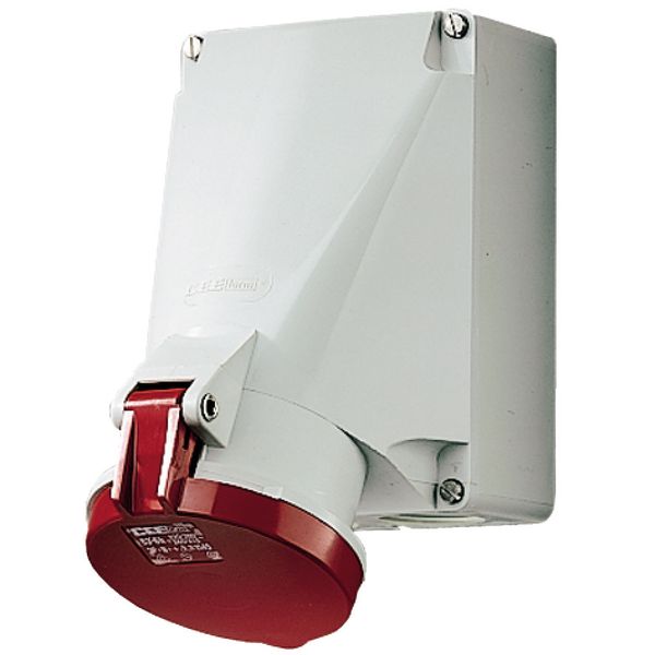 Mennekes Wall mounted recept., 63A5p6h400V, IP44 1145P image 1