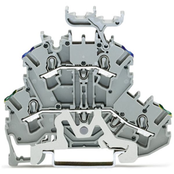 Double-deck terminal block Ground conductor/through terminal block 2.5 image 2