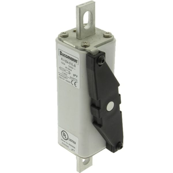 Fuse-link, high speed, 100 A, DC 1000 V, 01XL, gPV, UL, IEC image 2