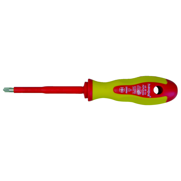 Screwdriver PZ/FL 2x100mm 215mm long VDE 1000V 2C handle image 1