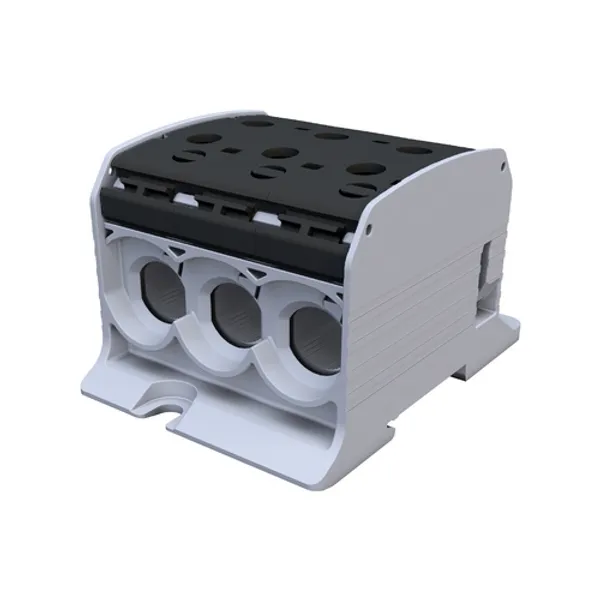 STB 95-3 Rail-mounted terminal block Al/Cu 87560 SIMBLOCK black image 4