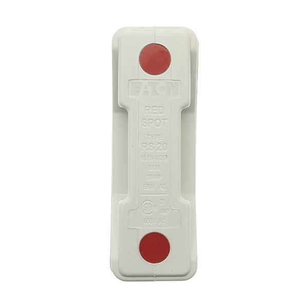 Fuse-holder, LV, 20 A, AC 690 V, BS88/A1, 1P, BS, front connected, white image 10