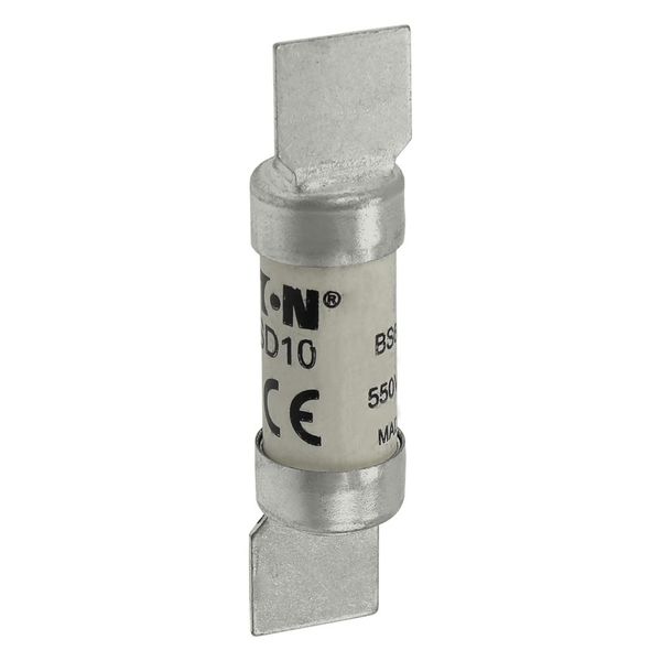 Fuse-link, LV, 10 A, AC 550 V, BS88/F1, 14 x 59 mm, gL/gG, BS image 8