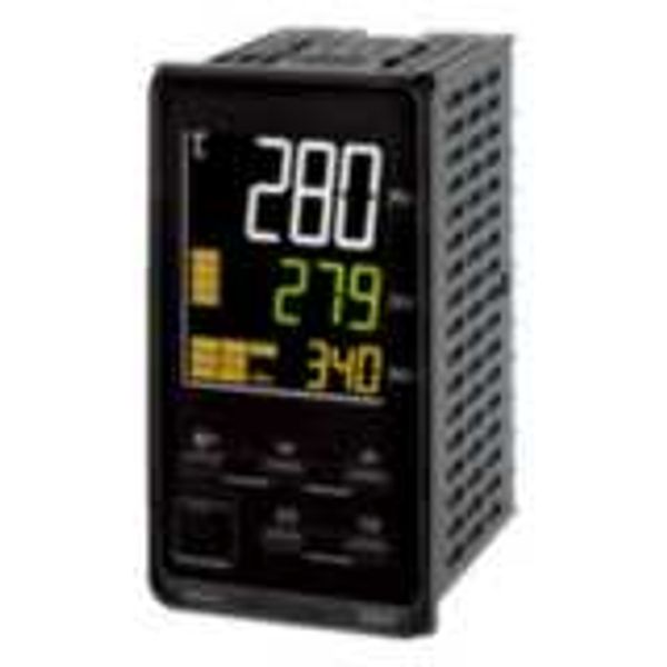 Temperature controller, PRO, 1/8 DIN (96 x 48 mm), 1 x 12 VDC pulse/1 image 1