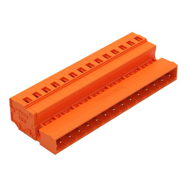 1-conductor male connector CAGE CLAMP® 2.5 mm² orange image 1