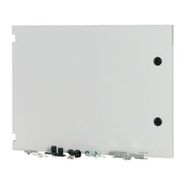 Section wide door, closed, HxW=450x600mm, IP55, grey image 4