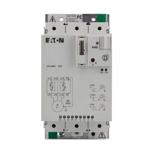 Soft starter, 81 A, 200 - 480 V AC, 24 V DC, Frame size: FS3, Communication Interfaces: SmartWire-DT image 10