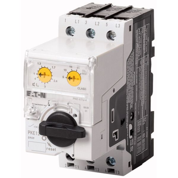 Motor-protective circuit-breaker, Complete device with standard knob, Electronic, 1 - 4 A, With overload release image 1