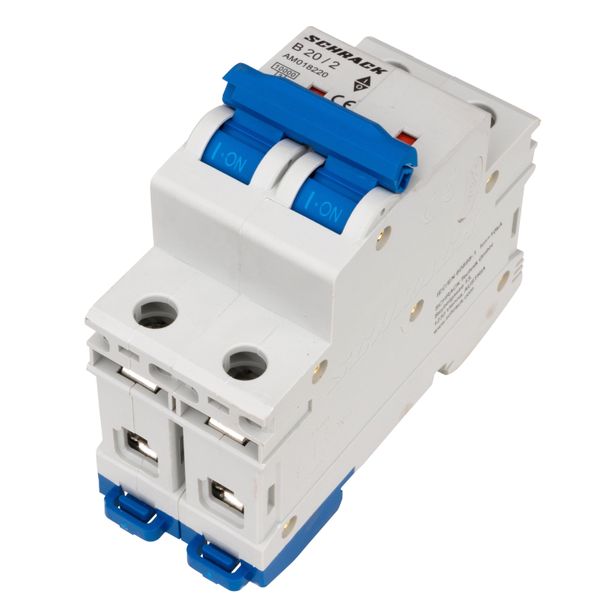 Miniature Circuit Breaker (MCB) AMPARO 10kA, B 20A, 2-pole image 5