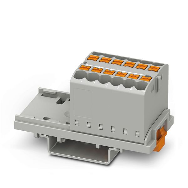 PTFIX 12X2,5-NS35 GY-EX - Distribution block image 1