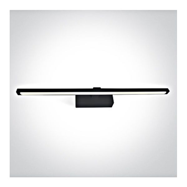 Bath SQ LED 14W 1200lm 3000K IP44 230V black image 1