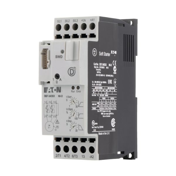 Soft starter, 9 A, 200 - 480 V AC, 24 V DC, Frame size: FS1, Communication Interfaces: SmartWire-DT image 9