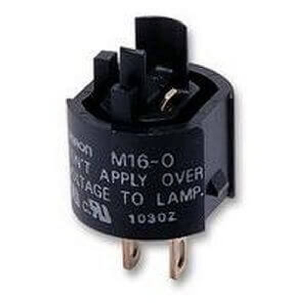 Solder terminal socket for use with M16 range of indicators image 1