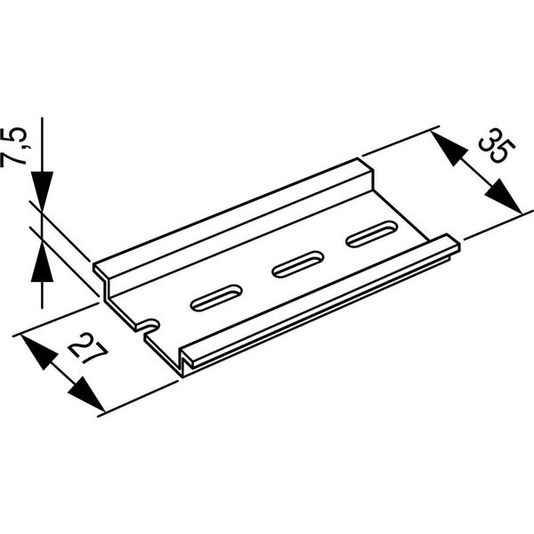 Top-hat rail 35x7.5mm image 4