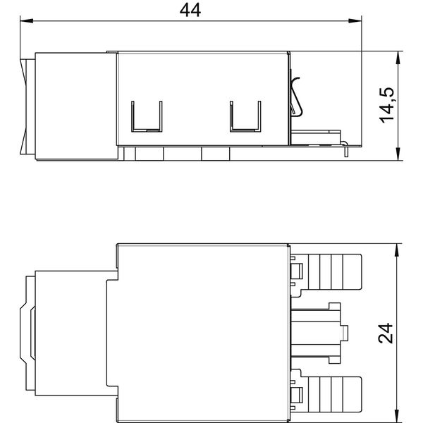 ASM-C6 G Connection module Cat. 6 shielded image 2