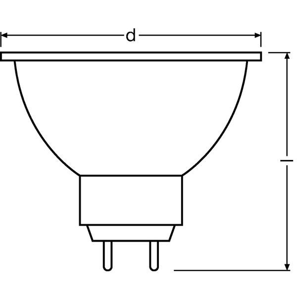 Halogen Lamp Osram DECOSTAR® 51 ALU 50W 12V 36° GU5.3 image 2