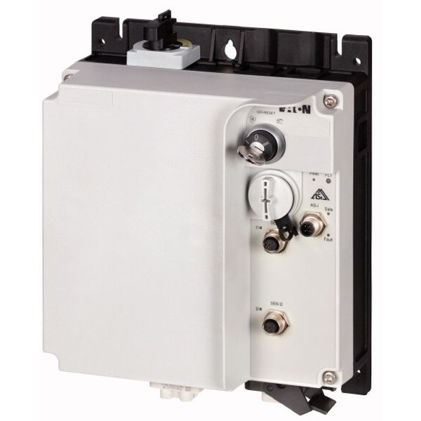 DOL starter, 6.6 A, Sensor input 2, 400/480 V AC, AS-Interface®, S-7.4 for 31 modules, HAN Q4/2, with manual override switch image 3