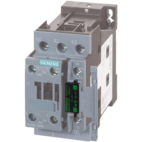 SIEMENS CONTACTOR SUPPRESSOR Diode and LED, 24VDC image 1