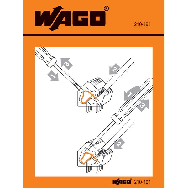 Stickers for operating instructions for PCB terminal blocks 736, 737 a image 2