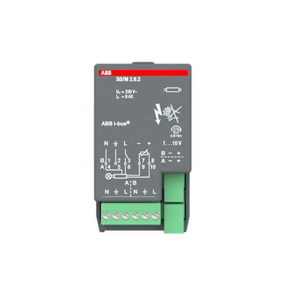 SD/M2.6.2 Switch/Dim Actuator Module, 2-fold, 6 AX image 5