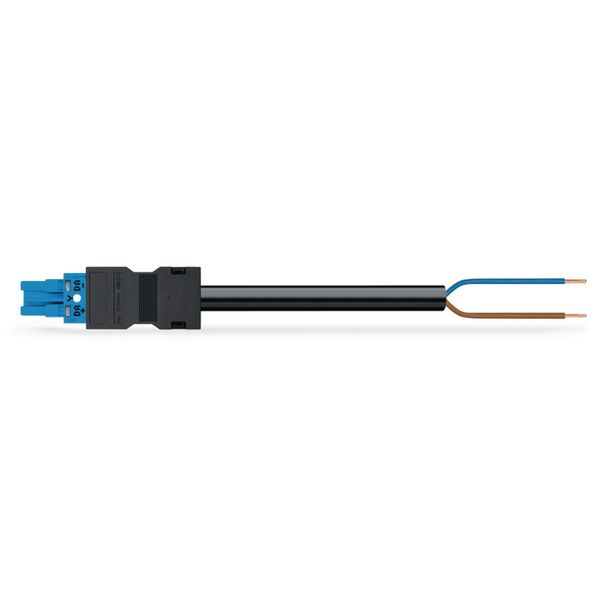 pre-assembled connecting cable Eca Socket/open-ended blue image 2